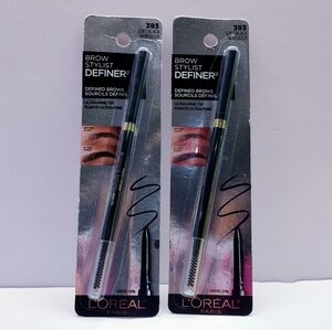 L’Oréal Paris Makeup Brow Definer Waterproof Eyebrow Pencil, 393 Soft Black (2)